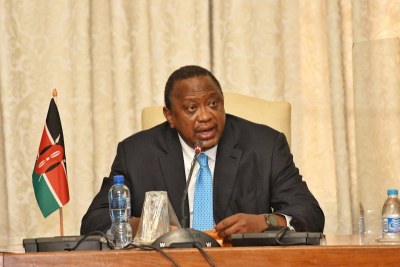 Outgoing president, Uhuru Kenyatta (file photo).