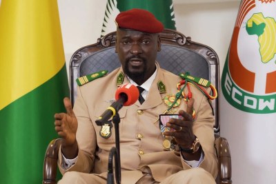 Guinea's Interim leader Mamadi Doumbouya