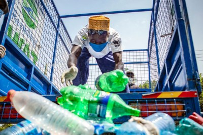 Kenya has limited the use of single-use plastic (file photo).