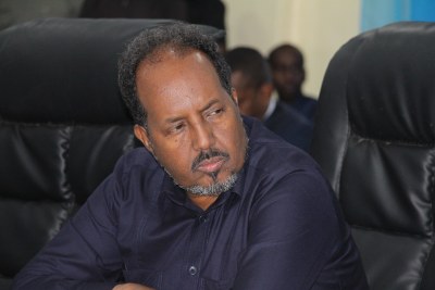 Le président de la Somalie, Hassan Sheikh Mohamud,