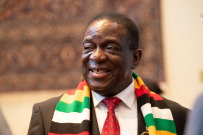 Emmerson Mnangagwa, President of Zimbabwe.