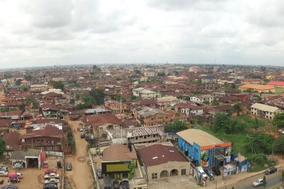 A panorama of Benin city, Edo state.