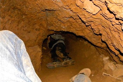 The interior of an artisanal mine near Low's Creek, Mpumalanga Province, South Africa (file photo).