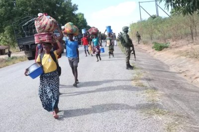 Rwandan security forces alongside their Mozambican counterparts rescued hundreds of civilians in Cabo Delgado (file photo).