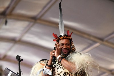 King Misuzulu kaZwelithini’s speaking after his coronoation on August 20, 2022.