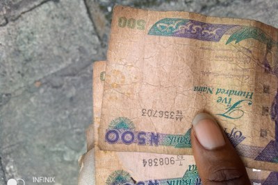 Naira notes (file photo).