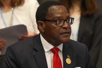 Former president Lazarus Chakwera (file photo).