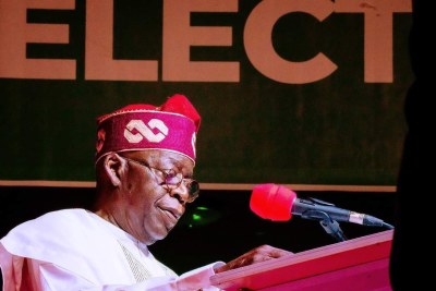 President-Elect Asiwaju Bola Ahmed Tinubu (file photo).