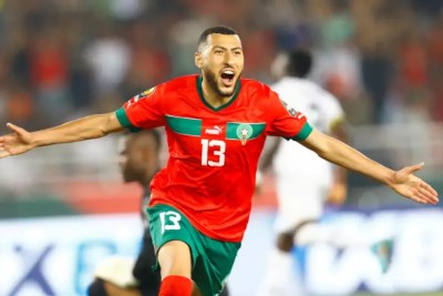 Yanis Begraoui, premier buteur marocain de la finale de cette CAN U23.