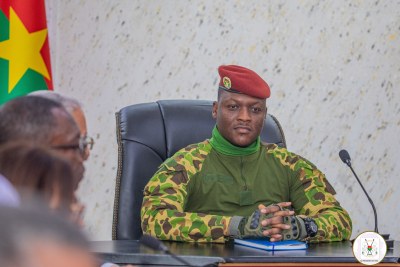 Capitaine Ibrahim Traoré, président de la transition au Burkina Faso