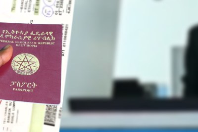 Ethiopian passport (file photo)