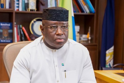 Julius Maada Bio Président de la République de Sierra Leone