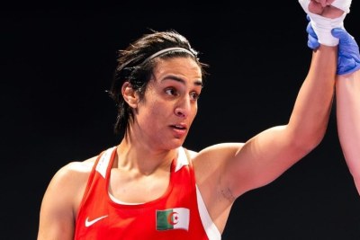 La boxeuse algérienne Imane Khelif