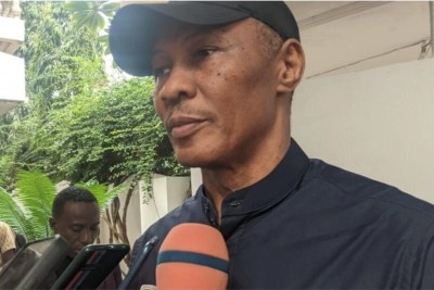 Nathaniel Olympio du front «Touche pas à ma Constitution» qui a lancé une action, ce mardi 13 août pour soutenir les prisonniers politiques au Togo. [Archive]