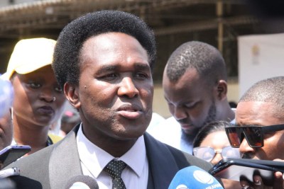 Opposition leader Venancio Mondlane (file photo)