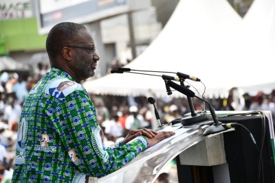 Tidjane Thiam, head of PDCI-RDA