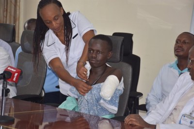 Moses Mwendwa, a 22-year-old software engineering student, became the first person in the world to regain sensation after a transhumeral amputation, following a groundbreaking nerve surgery performed by doctors at Kenyatta National Hospital.