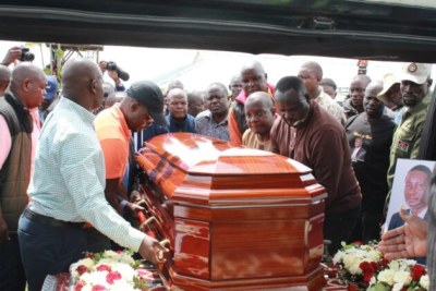 The body of Kasipul Member of Parliament, Charles Ong’ondo Were, has arrived in Homa Bay County ahead of his burial scheduled for May 9 at his home in Karabok, Central Kasipul.