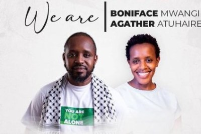 Kenyan activist Boniface Mwangi and Ugandan journalist Agather Atuhaire are reportedly being detained by Tanzania's immigration authorities, and an occupation was organised in Nairobi to call for their release. Mwangi and Atuhaire planned to attend the treason trial of opposition leader Tundu Lissu.