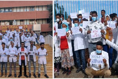 Before the nationwide partial strikes took effect, health professionals from hospitals across Ethiopia were demanding that the government respond to their questions.