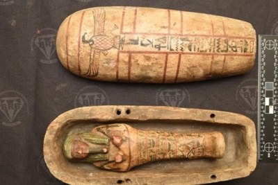 Some of the smuggled artifacts.