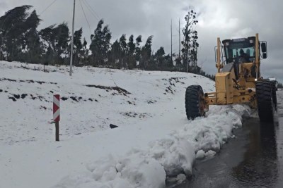 Snow was successfully removed along the N2 (R56) between Port Shepstone and Kokstad in the Eastern Cape.