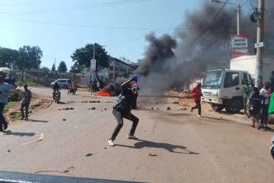 Protests in Kisii on June 25, 2025 in commemoration of the demos last year when over 60 people were shot dead by police during anti-Finance Bill demonstrations.