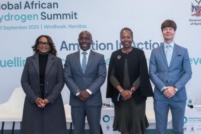 At the second edition of the Global African Hydrogen Summit in Windhoek, Namibia.