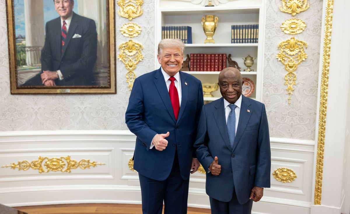 Trump Asks Liberian President Boakai Where He Learned English