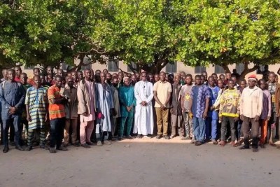 Pupils who escape reunite with their families.