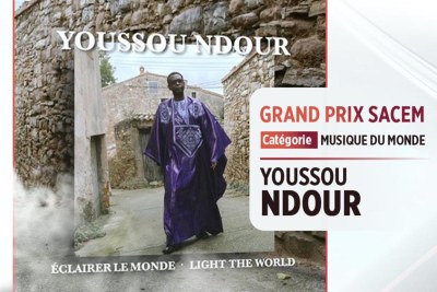 Youssou Ndour reçoit le Grand Prix Sacem 2025