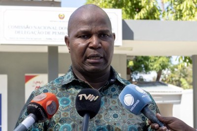 Mozambican President Daniel Chapo.