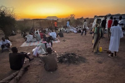 Arrival of displaced people from El Fasher to Tawila in North Darfur in November 2025.