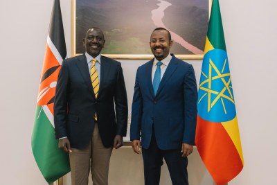 Le Premier ministre Abiy accueille le président kenyan Ruto