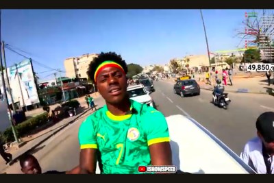 IShowSpeed in Senegal.