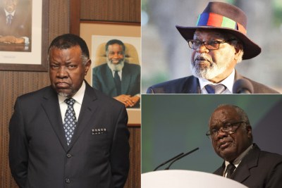 Namibia’s former presidents are Hage Geingob (2015–2024), who died in office, Sam Nujoma (1990–2005), founding leader; and Hifikepunye Pohamba (2005–2015), second president.