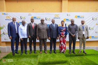 En RDC le lancement de la première raffinerie pilote d’or à Kalemie