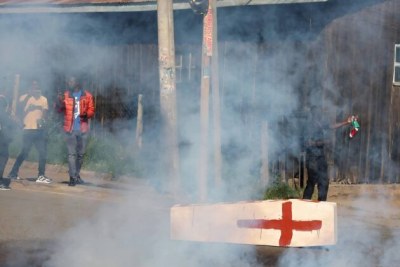 Residents in Nanyuki town, Laikipia County, have protested against plans to establish an Ebola quarantine and treatment facility allegedly intended to handle American citizens exposed to the deadly virus.