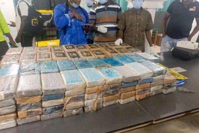 Drug burst at the Roberts International Airport