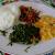 Nshima, Kapenta, rape & beans